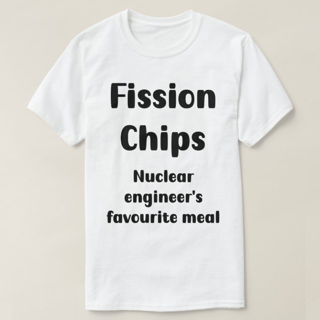 Nuclear Ingenjör Joke T Shirt (Design framsida)