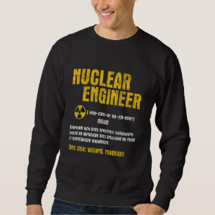 Nuclear Ingenjör - Science Energy Engineering Radi Lång Ärmad Tröja