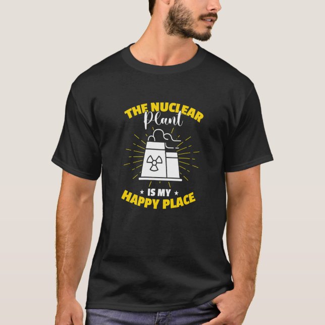 Nuclear Medicine Radioactive Nuclear Ingenjör 14 T Shirt (Framsida)