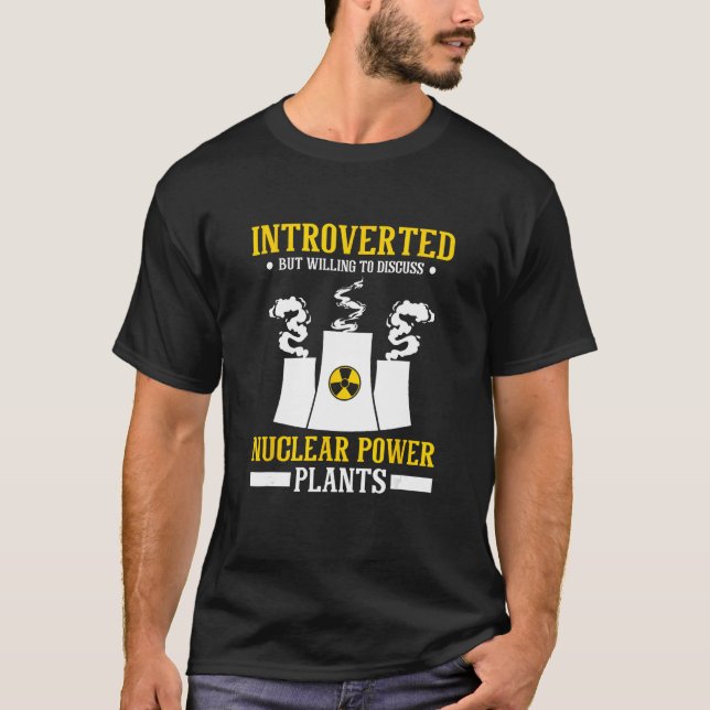 Nuclear Medicine Radioactive Nuclear Ingenjör T Shirt (Framsida)