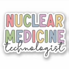 Nuclear Medicine Technolog CNMT Nuclear Med Klistermärken
