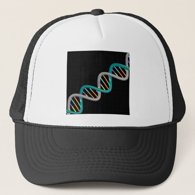 Nucleic syra för dubbel spiral truckerkeps (Framsida)
