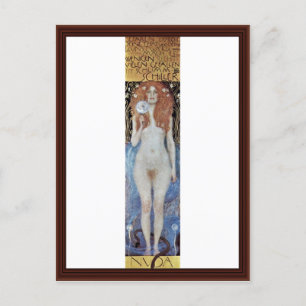 Nuda Veritas av Klimt Gustav Vykort