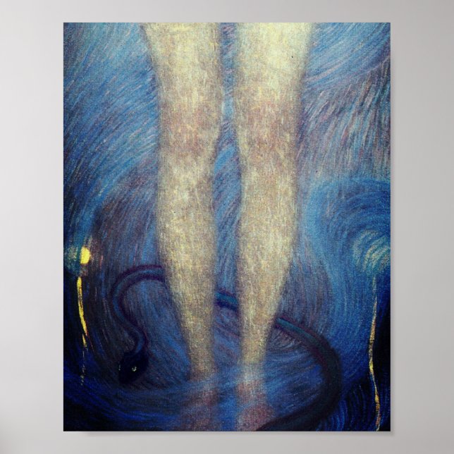 Nuda Veritas - information (1899) från Gustav Klim Poster (Framsidan)