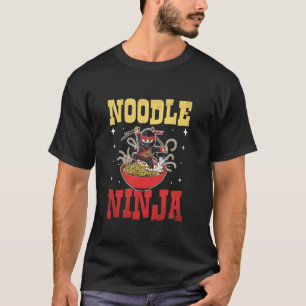 Nudel Ninja Nudlar Soppa Skål T Shirt