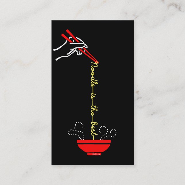 Nudeln är det bäst visitkort (Framsida)