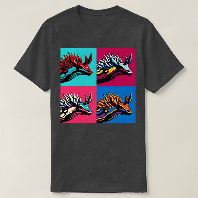 Nudiberanch Art Trendig Marine Life T Shirt (Design framsida)