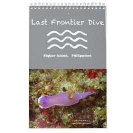 Nudibranchs i Siquijor: Skrivbordskalender Kalender