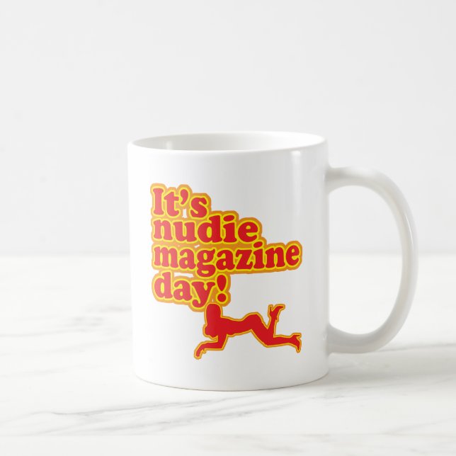Nudie tidskriftdag! kaffemugg (Höger)