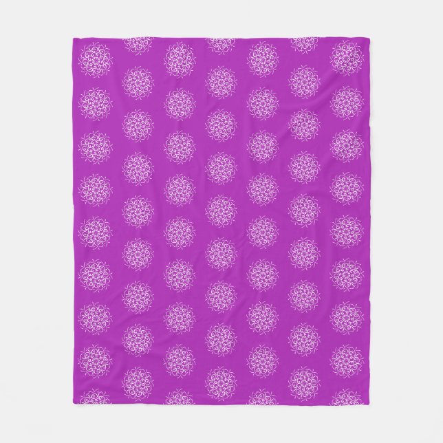 Nudigren Mandala Fleecefilt (Framsidan)