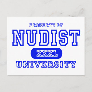 Nudist Universiteten Vykort