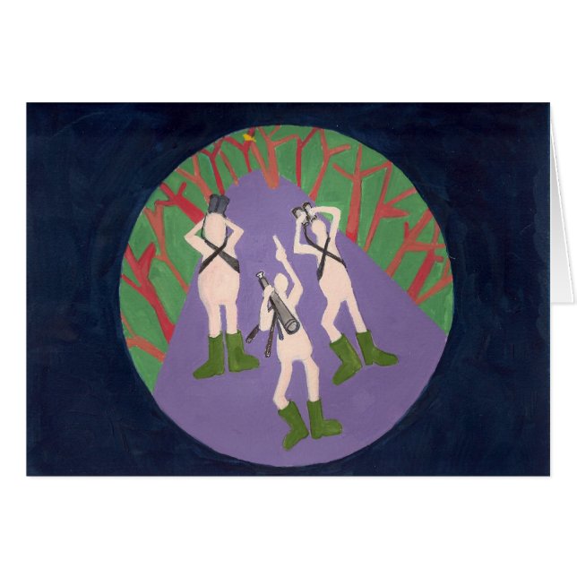 nudistbirderkort OBS kort (Framsidan Horizontal)