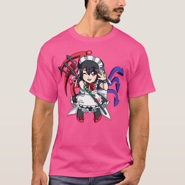 Nue Hojuu Maid Chibi T Shirt (Framsida)