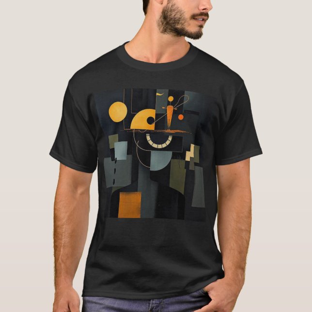 NUES Abstrakt T Shirt (Framsida)