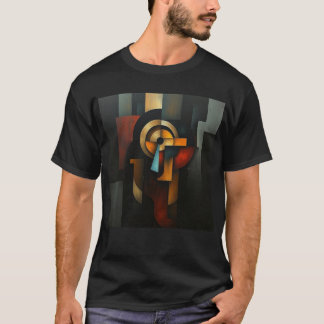 NUES Cubist Abstract T Shirt