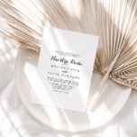 Nuestra Boda Bröllop Inbjudningar<br><div class="desc">Denna moderna kalligrafi nuestra boda bröllopsinbjudan är perfekt för ett bröllop. Den enkla och elegant designen har skript av typen klassisk och finare i svartvitt.</div>