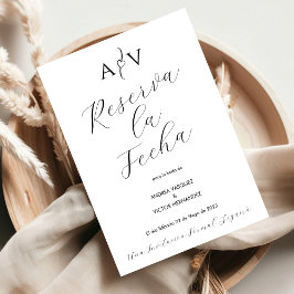 Nuestra Boda Save Date Reserva Fecha Spanska Spara Datumet