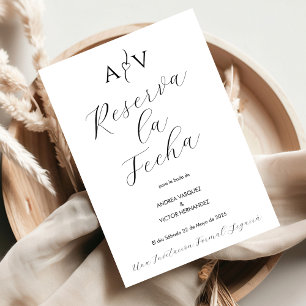 Nuestra Boda Save Date Reserva Fecha Spanska Spara Datumet