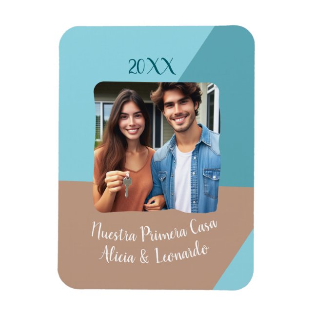 Nuestra Primera Casa Nuevo Hogar Magnet (Vertikal)