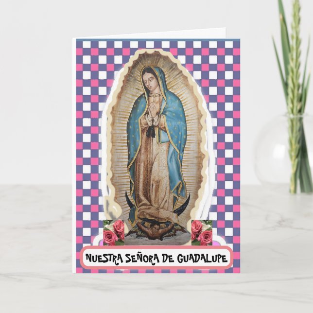 NUESTRA SEÑORA DE GUADALUPE Card Kort (Framsida)