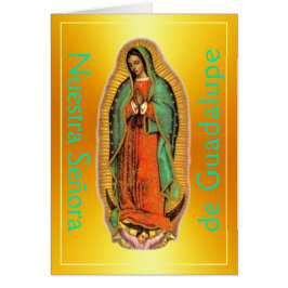 Nuestra Señora de Guadalupe Hälsningskort