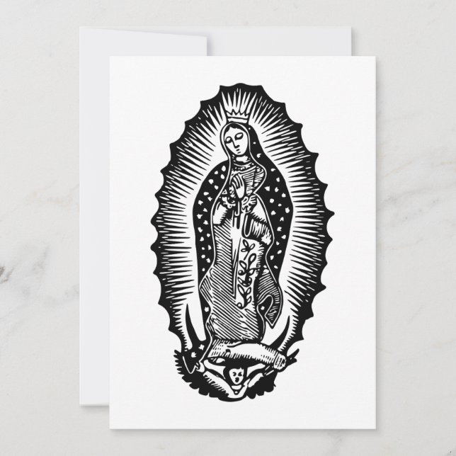 Nuestra Señora de Guadalupe Inbjudningar (Framsida)