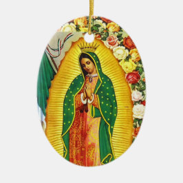 Nuestra Señora de Guadalupe Julgransprydnad Keramik