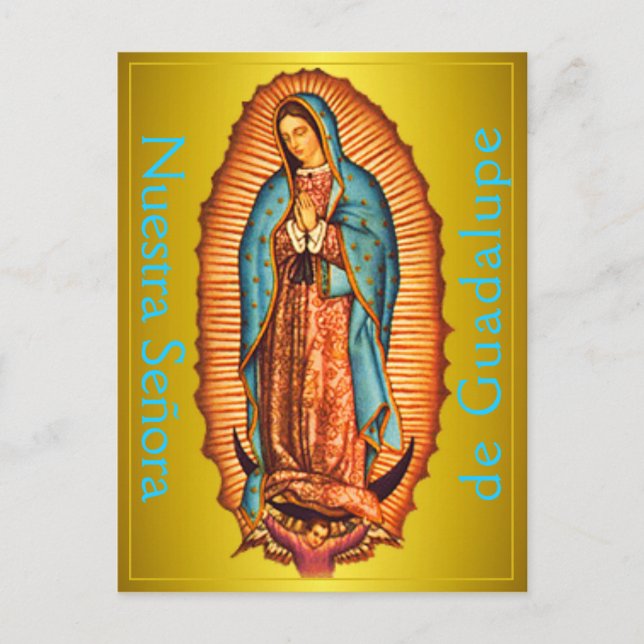 Nuestra Señora de Guadalupe Postcard Vykort (Framsida)