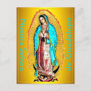 Nuestra Señora de Guadalupe Postcard Vykort