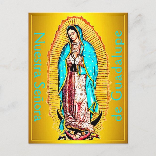 Nuestra Señora de Guadalupe Postcard Vykort (Framsida)