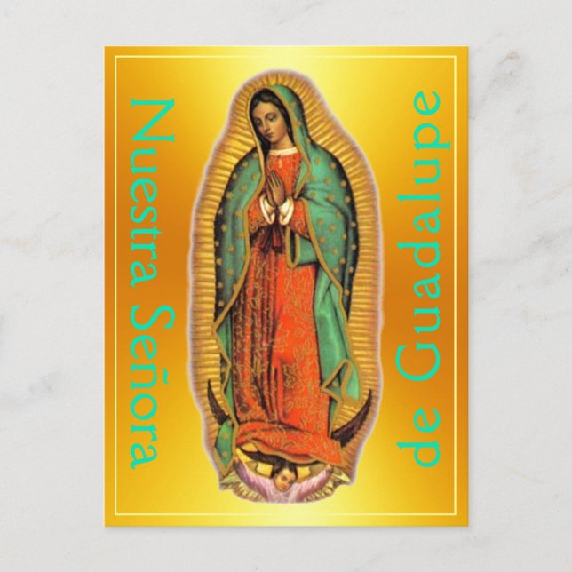 Nuestra Señora de Guadalupe Postcard Vykort (Framsida)