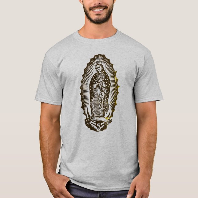 Nuestra Señora de Guadalupe T Shirt (Framsida)
