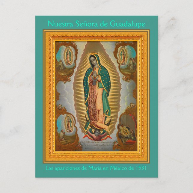 Nuestra Señora de Guadalupe Vykort (Framsida)