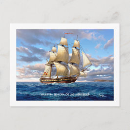Nuestra Señora de las Mercedes Frigate Postcards Vykort