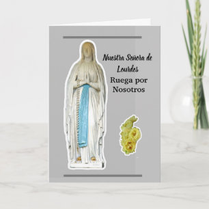 Nuestra Señora de Lourdes Card Kort