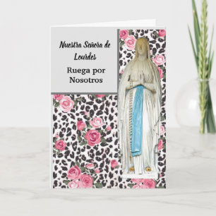 Nuestra Señora de Lourdes Card Kort