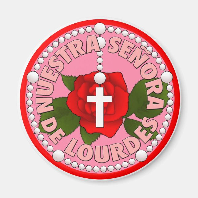 Nuestra Señora de Lourdes Magnet (Framsidan)
