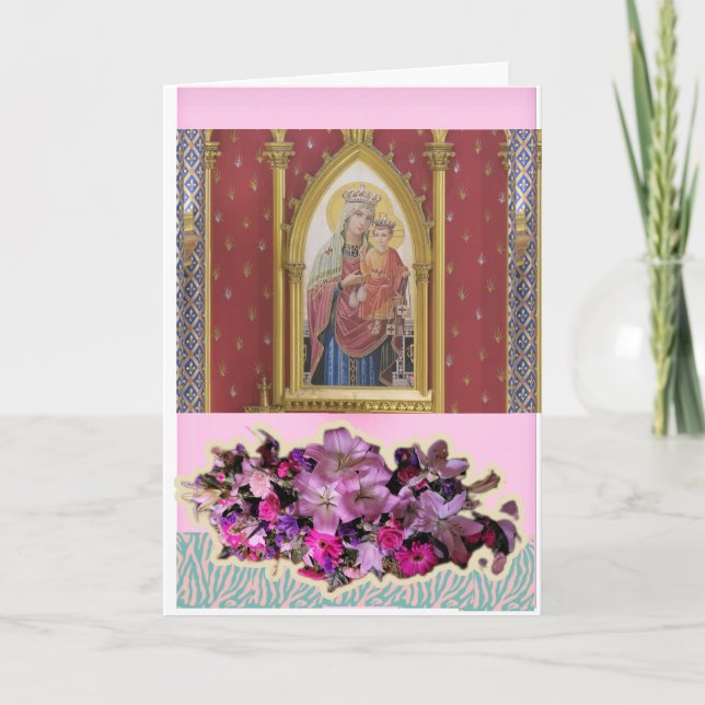 Nuestra Señora del Buen Remedio Card Kort (Framsida)