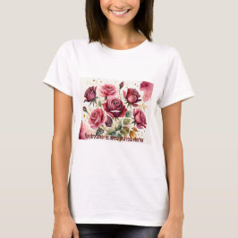 Nuestro amor es como una rosa eterna t shirt