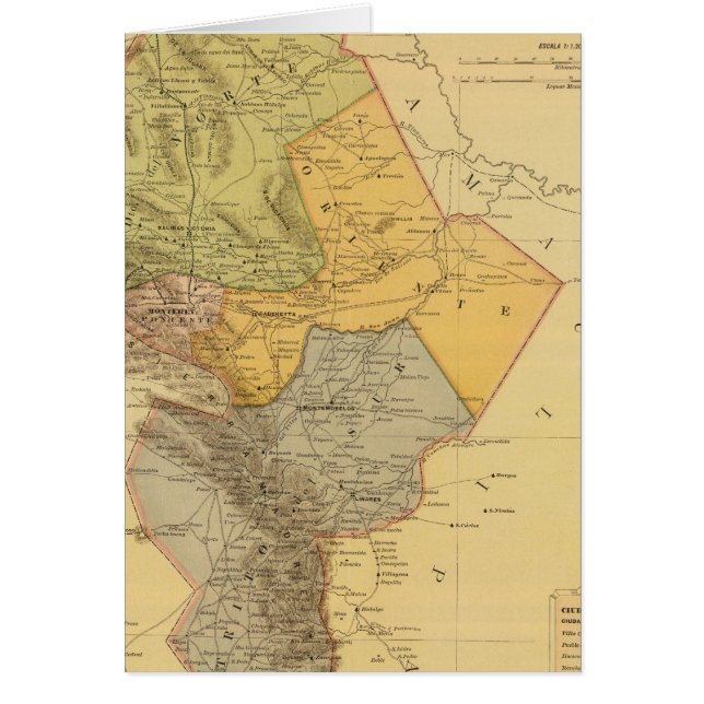 Nuevo Leon Hälsningskort (Framsidan)