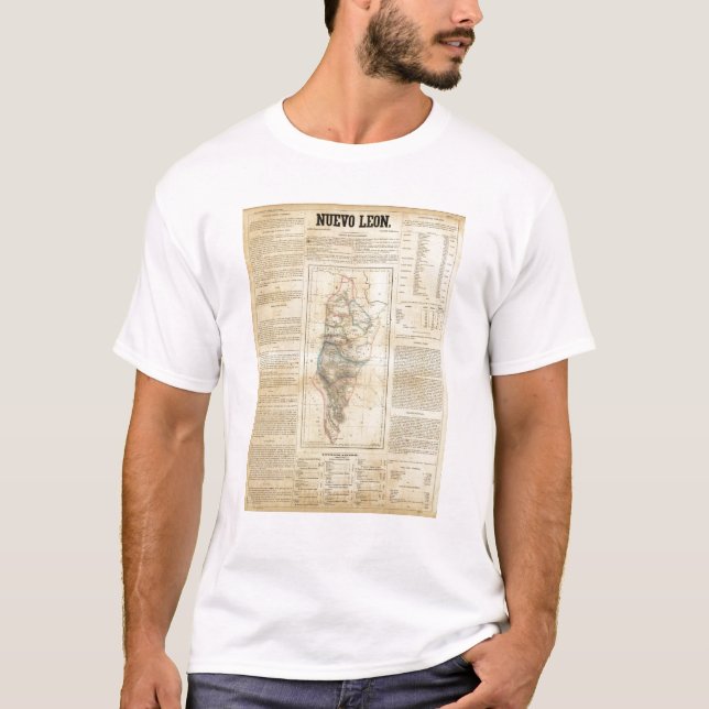 Nuevo Leon, Mexico Tee Shirt (Framsida)