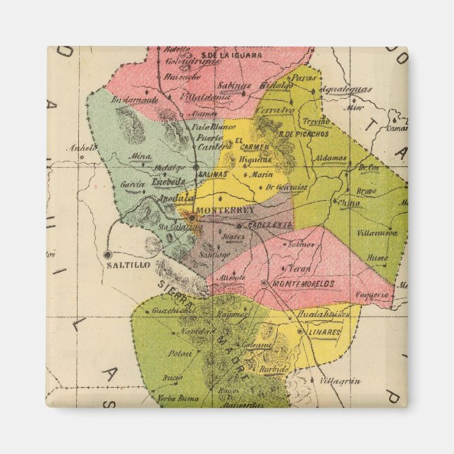 Nuevo Leon, Mexiko Magnet (Framsidan)