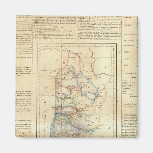 Nuevo Leon, Mexiko Magnet (Framsidan)