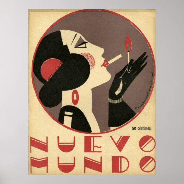 Nuevo Mundo Vintage Advertising Poster (Framsidan)