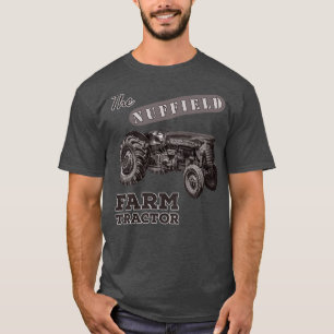 NUFFIELD Farm Tractor Nostalgic-jordbrukarvän T Shirt