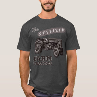 NUFFIELD Farm Tractor Nostalgic-jordbrukarvän T Shirt