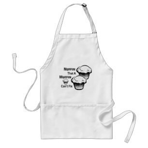Nuffin att en muffin inte kan laga Apron Förkläde