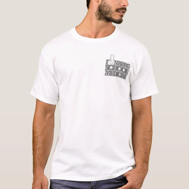 NUFSOM-skjorta - vit Tee Shirt (Framsida)
