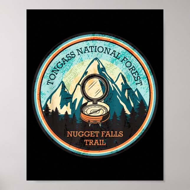 Nugget falls stig i alaska  poster (Framsidan)