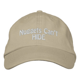 Nugget Hunter Guld Prospecting Panning Hat Broderad Keps